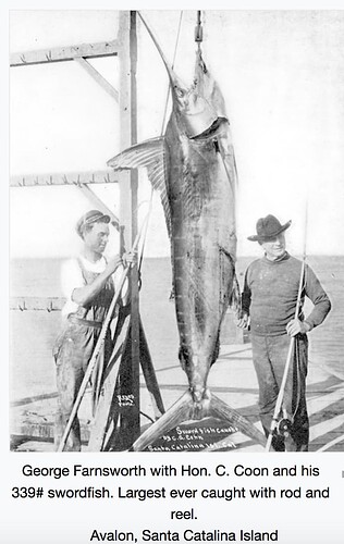 George Farnsworth 339# swordfish