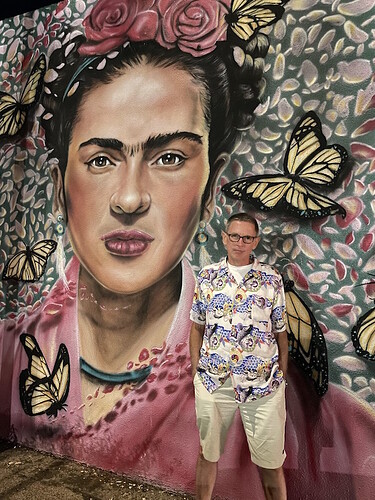 Jeff Miller and Frida, Kapahulu, Honolulu, HI, 2022 small