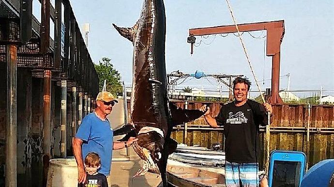 Ted Sutton New Hampshire State Record Swordfish