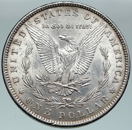 Silver Eagle Dollar, 1881