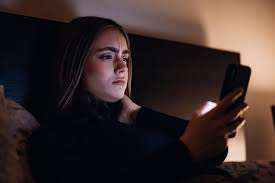 Resting Bitch Face Girl With Smartphone