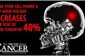 Image result for using a cell phone for a half hour a day increases your brain tumor risk by 40%