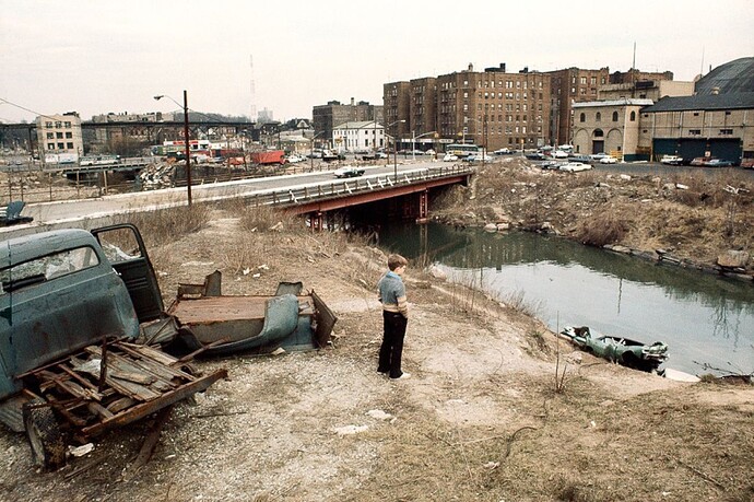 South Bronx River, New York, 1978