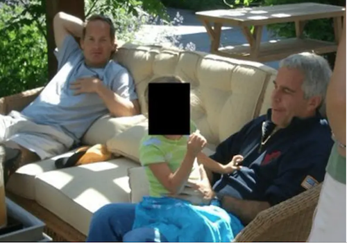 Epstein with girl