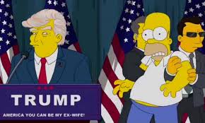 Homer dragged away Trump 2000