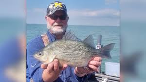 Scott Smith, Michigan State Record White Perch, 2024