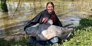 Jaylynn Parker Ohio State Record Blue Catfish 2024