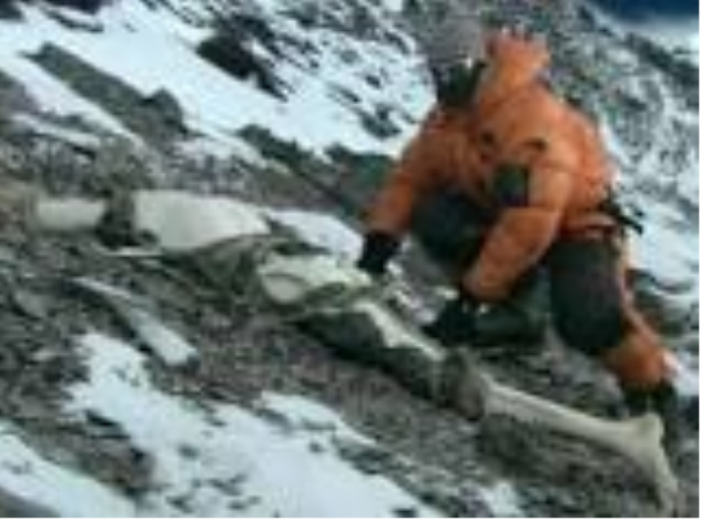 Conrad Anker Despoils Mallory's Corpse