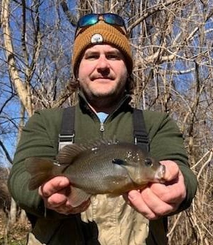 Zach Adkins West Virginia State Record Redear Sunfish