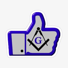 Masonic Thumb's-Up Greeting Card