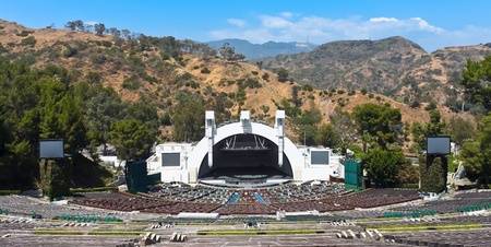 LOS ANGELES - MAY 18: The Hollywood bowl amphitheater on May 18, 2009 in Hollywood, Los Angeles, CA. It is the largest natural amphitheater in the United States, with seating capacity of nearly 18,000 Stock Photo - 11441314